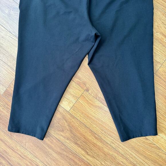 Universal Standard Pants Women MP (18P-20P) Black Capri Mid-Rise Pockets Stretch - Picture 8 of 15